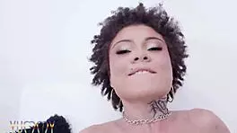 cute brazilian teen 18+ mirella dias gets assfucked in a wild threesome with dp and piss drinking