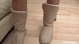 blonde milf seduces a curious teen 18+ for fun