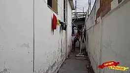 Two young and juicy maids get pounded in the backyard and he makes her swallow his load