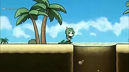 cute blonde teen naked in anime hentai game angel under part 1