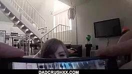 Sexy teen 18+ager step daughter makes sextape with step father - dolly leigh