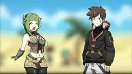 cute blonde teen naked in anime hentai game angel under part 1