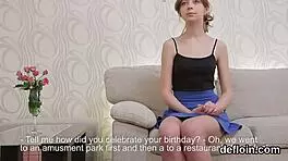 Sweetie, are you spreading that tight slit to lose virginity?