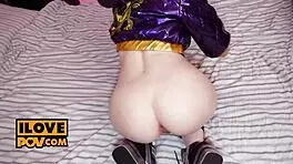 Pov - Masturbation And Pussy Fuck Play With Anime Babe Zirael Rem