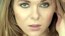 Flexible petite blonde teen stretches in yoga workout at the gym