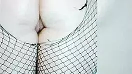 Passionate Babe In Pantyhose Shows Her Perfect Pussy And Ass In Amateur Video - Hana Mour