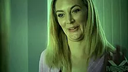 Lesbian threesome with blowjob and creampie