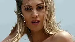 I's watching Francy Torino's sensual striptease, she's a skinny blonde babe with small tits undressing naked.