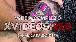 Slut Tina Chaveirinho's first porn: fucking two guys and giving her ass to Leo Ogro in intense group sex.