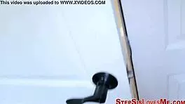 Watch this pretty stepsister tug that dick in POV! She blows and jerks for a hot facial!