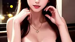 girls posing outdoors in anime compilation