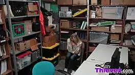 Blonde teen punished doggystyle with monster cock bent over shaved pussy