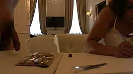 Hey, Check This Cheating Milf Teasing Naked Guy!