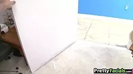 amateur blonde brooklyn dayne gets facial cumshot