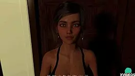 Promises 02 - roleplay in cinemas with brunette babe. She engages in intimate moment with big cock.