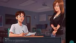 Summertime Saga 41: College Roleplay Game Scene