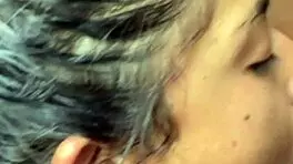 Latina teen deepthroats big BBC!