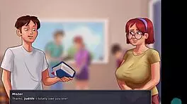 Summertime Saga 41: College Roleplay Game Scene