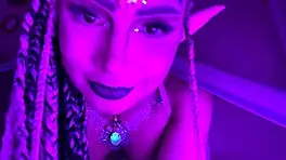 Young brazilian girl performs anal on big ass with glass dildo in victorious halloween private cam