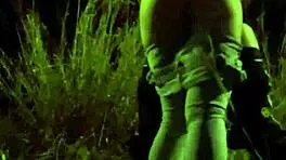 Blowjob and mutual masturbation in field