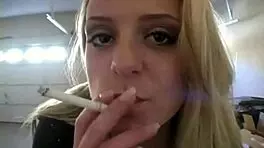 Cute Blonde Babe Wiggles Ass In Closeup Solo View.