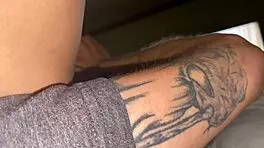 Nurse licks shaved pussy intensely during brutal cunilingus session with brunette amateur