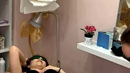 Ritafox's laser depilation session showcases her horny teen redhead ass in close-up webcam reality.