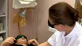 Ritafox's laser depilation session showcases her horny teen redhead ass in close-up webcam reality.