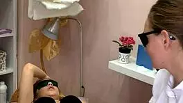 Ritafox's laser depilation session showcases her horny teen redhead ass in close-up webcam reality.