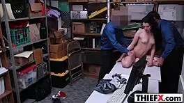 Burglar Gets Drilled with Big Cock for Theft Punishment
