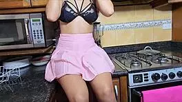 Dumb Latina Stepsister Removes Condom For Creampie From Stepbrother In Cheating Affair.