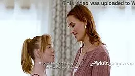 Stepdaughter seduces stepmom with fingering