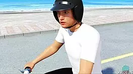 Nice wet good morning blowjob with big tits.