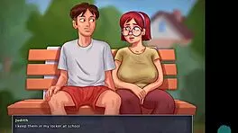 hot asian teacher in summertime saga wants to see that monster cock