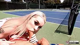 Real Teen Haley Spades Fucked Hard After Tennis