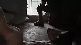 I got a wild delivery in the bathroom with arab teens