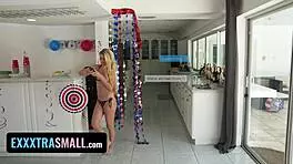 Slutty Petite Babe Riley Star Moans On Monster Cock