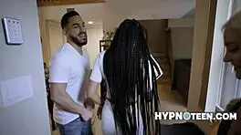 Did you see the stepdaughter's Thai friend getting freeused while staying with us?