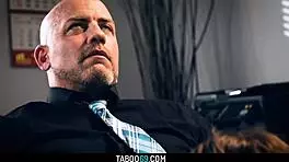 teen secretary paige owens banging her boss while wife hears