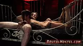 Excited young tourists in bondage