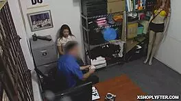 Ava Eden Sucked Officer Peter's Cock As Office Protocol