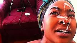 Nasty Ass Gawslee Blows Big Cock In Couple Cum