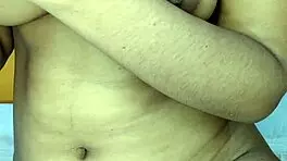 A Sexy Teen Girl Poses Attractively and Confidently in the Scene