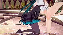 Watch Lynette From Genshin Impact Give An Intense Blowjob In This Hentai Scene!