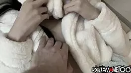 i'm so horny for this japanese asian bunny who has serious blowjob skills on my big cock, ending with a cumshot.