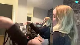 Naughty teen plays with her toys in fun ways