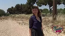 melany belle gets naughty in outdoor threesome with brunette amateurs