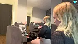 Naughty teen plays with her toys in fun ways