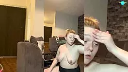 Naughty teen plays with her toys in fun ways