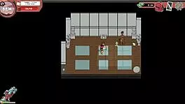 spooky milk life hentai game. rough femdom handjob at the gym